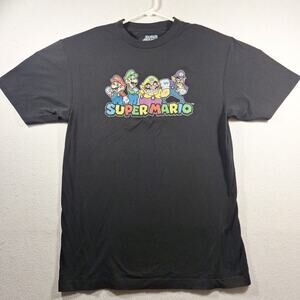 Super Mario Tshirt Xl Black Mens
